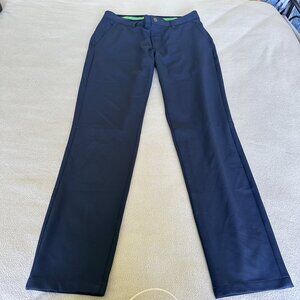Bonobas Pant Mens 32x32 Golf Slim Taper Navy Tech Stretch Chino